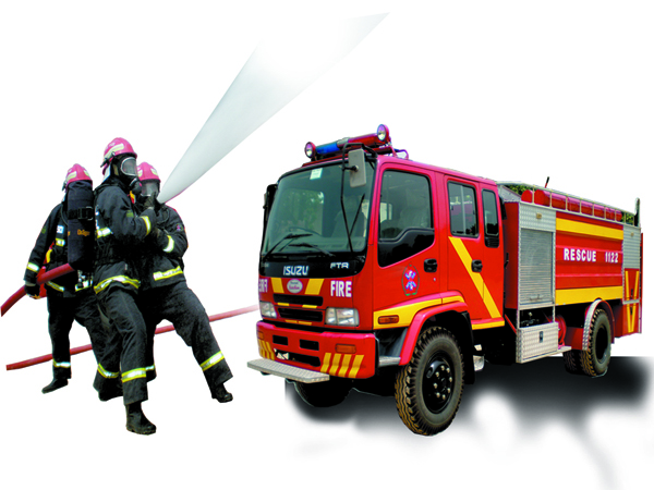 Fire fighting training